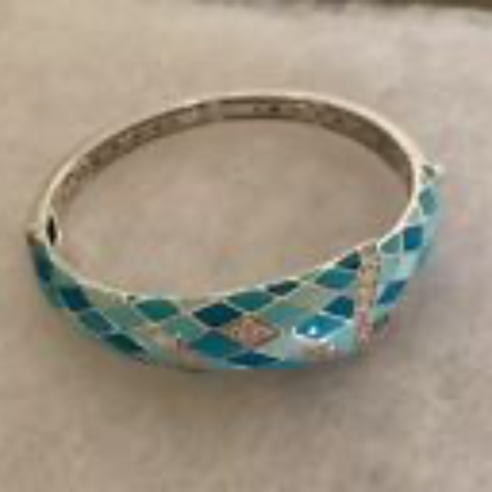Belle Etoile Turquoise Blues Bangle Bracelet